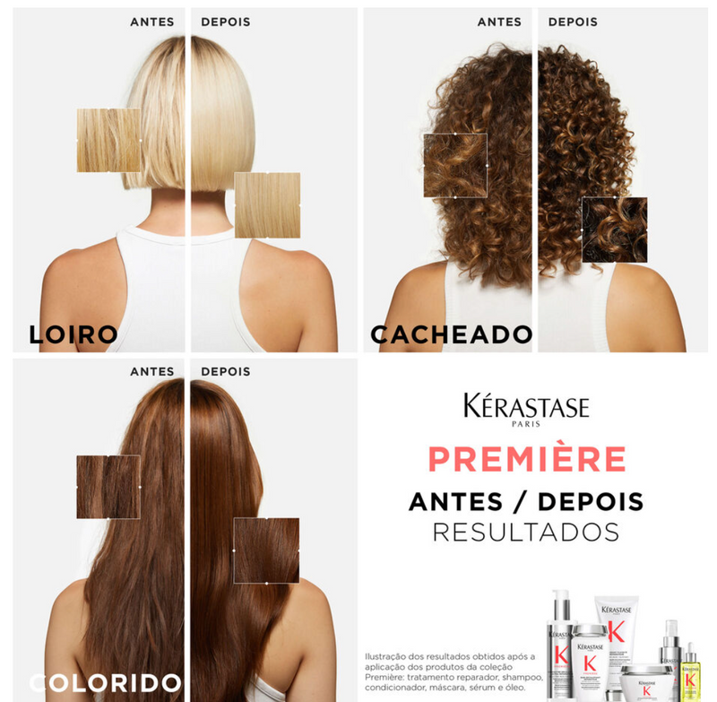 Kit Kérastase Première Shampoo + Tratamento Descalcificante