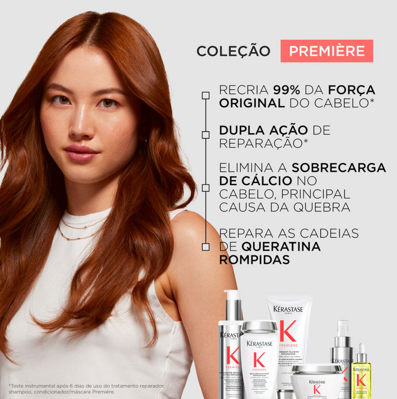 Kit Kérastase Première Shampoo + Condicionador + Tratamento Descalcificante